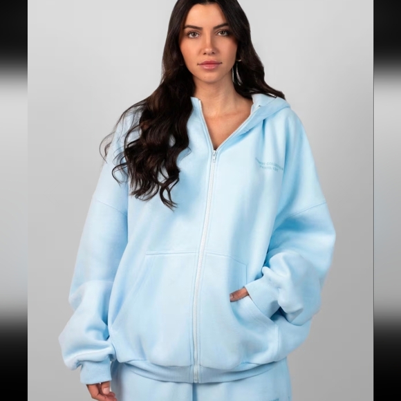 NWT Comfrt Pastel Zip Hoodie - Picture 2 of 6